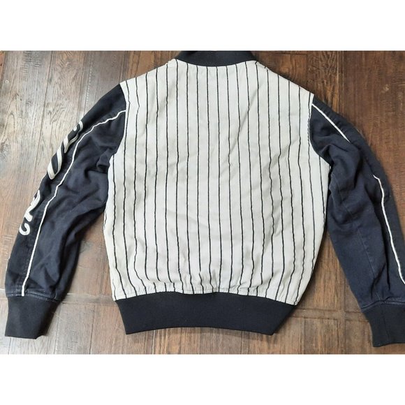 The Heritage by America Warriors Baseball 1776 Denim Jacket/Jersey Size M. Nice - Picture 7 of 13